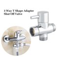 thumbnail image 1 of Adaptador De Ducha Desviador En Forma De T De 3 Válvula De Cierre Inodoro, 1 of 7
