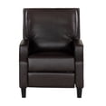 thumbnail image 5 of Powell Hank Faux Leather Push Back Recliner, Chocolate, 5 of 14