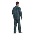 thumbnail image 5 of GLOBAL Men 100% Cotton Pajama Set For Men Lightweight Soft Nightwear Long Sleeves PJS With Pockets, 5 of 5