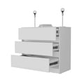 thumbnail image 6 of FM FURNITURE Avra 3 Drawer Dresser, Manufactured Wood Top and Front Chest of Drawers, 6 of 8