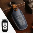 thumbnail image 1 of Car Key Fob Cover Case Protector For Ford Focus Mondeo Edge Car Key Case Fob Cover Leather Crazy Horse, 1 of 24