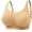 Beige, variant on 38 Ddd Bras for Women Push Up Wireless Comfortable Bra Full Coverage Supportive Backless Lightweight Bra Solid Bra