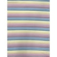 thumbnail image 2 of Womens Colorful Rainbow Striped Nightgown Pocketed Sleepshirt Sleep Shirt 2X-3X, 2 of 2