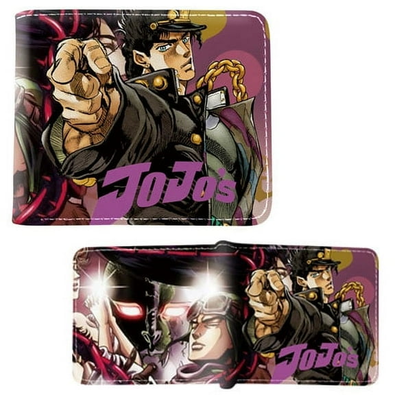 Jotaro Kujo Menacing Glare - Jojo's Bizarre Adventure 4x5" Bi-Fold Wallet