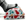 thumbnail image 5 of Pineapple Foot Rest, Lively Multi-Colored Tropical Pineapple Palm Trees Island Themed Silhouettes, Non-Slip Backing Adjustable Ergonomic Memory Foam Leg Support for Office, Multicolor, by Ambesonne, 5 of 5