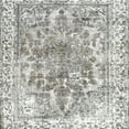 thumbnail image 1 of Ahgly Company Indoor Square Contemporary Dark White Beige Abstract Area Rugs, 5' Square, 1 of 6