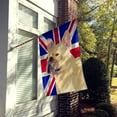 thumbnail image 2 of French Bulldog with English Union Jack British Flag House Flag, 2 of 4