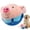 H, variant on Active Moving Pet Plush Toy, Interactive Dog Toys Talking Moving Dog Ball Toy, Washable Cartoon Pig Plush Sound Electronic Herding Ball for Dogs, Shake Bounce Boredom Toys for Dog, Cats