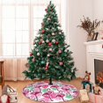 thumbnail image 7 of Sikiie Flamingo 30-48 inches {designName} Print Christmas Tree Skirt Snowman Xmas Tree Skirt with Edge Christmas Decorations for Holiday Party48", 7 of 7