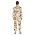thumbnail image 4 of FORMRS Onesies Pajama for Adults Unisex Hoodie Winter Jumpsuit One Piece Sleepwear, Sizes S-2XL, Fall Mug Pattern, 4 of 7