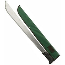 HOMEGARDEN 22" (55.9 cm) Machete | Brushed Steel Blade | Ergonomic Plastic Handle | Includes Belt-Loop Storage Pouch | Ideal for Gardening & Professional Use