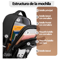 thumbnail image 3 of Mochila Capibara Escolar Kawaii Con Accesorios Regalo Para Unisex Jóvenes Y Niños Xtellar negro, 3 of 3