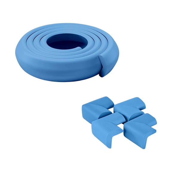 78 Inch Nbr Corner Guard Flexible Anti Collision Buffer Strip Self Adhesive Safety Edge Protector for Fireplace Countertops Home Baby Proofing