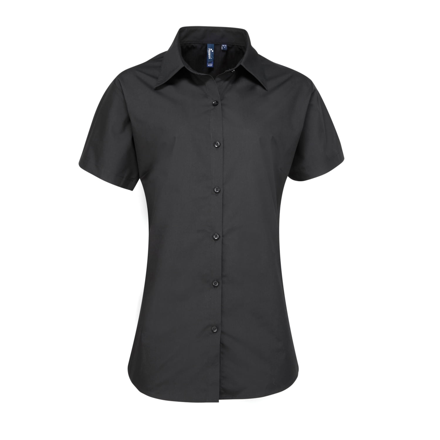 Premier Womens Supreme Heavy Poplin Short Sleeve Work Shirt Walmart