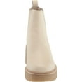 thumbnail image 2 of Dolce Vita Harte H2O Ivory Leather Pull On Chunky Lugged Block Heel Ankle Boots (Ivory Leather H2O, 9.5), 2 of 6