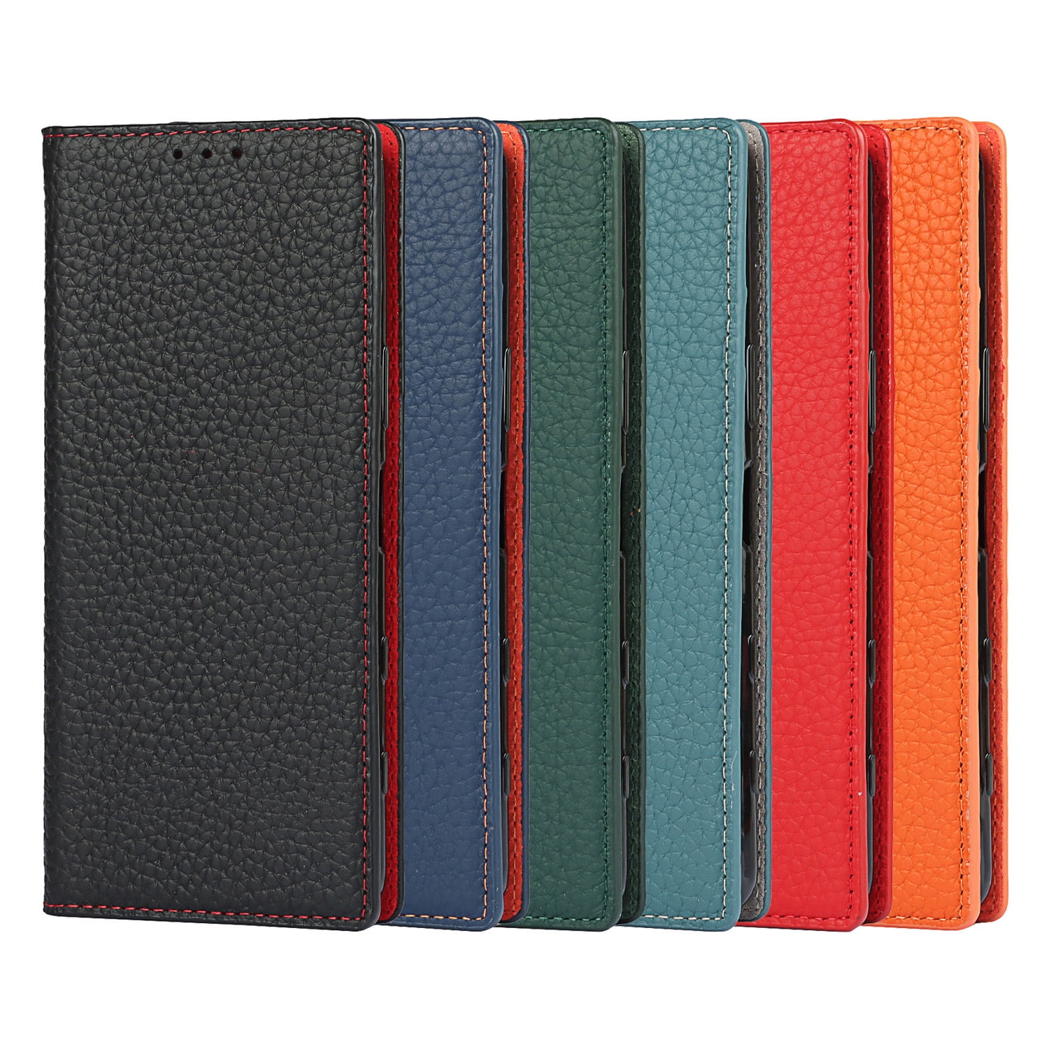 Genuine leather flip phone case for Google Pixel 9 Pro XL 9 pro 8A 7A 6A 6 XL 8pro stand wallet cover lanyard