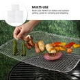 5pcs Foodgrade Aluminum Grill Mesh Mat Disposable Grill Netting Mat