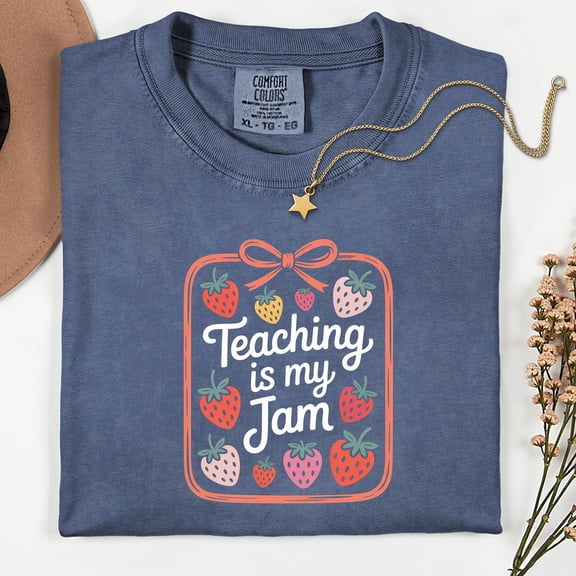 Comfort Colors® Teacher Shirt Cute Teacher Gift Spring Floral Teacher Tee Gift for Teacher Teaching Shirt Teacher Appreciation Gift Summer