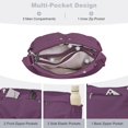 thumbnail image 6 of KXF Multi-layer Nylon Shoulder Bag for Women Large Capacity Crossbody Bag Lightweight Travel Satchel, 6 of 7
