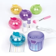 Make It Real: Party Nails Glitter Nail Studio - DIY Nail Kit, Decorate 500 Nails, 5 Mess-Free Glitter Pods, Tweens, Girls & Kids Ages 8+
