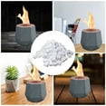 thumbnail image 6 of 96 Pack Ceramic Wool Wick Compatible with Tabletop Fire Bowls Indoor Fireplace Burner Replacement Cartridge 96PCS, 6 of 6