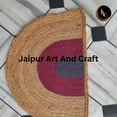 thumbnail image 2 of Jaipur Art And Craft Indian Handmade Jute Front Door Mat Half Round, Outdoor Door Mats (3x1.5 Sq ft), 2 of 5