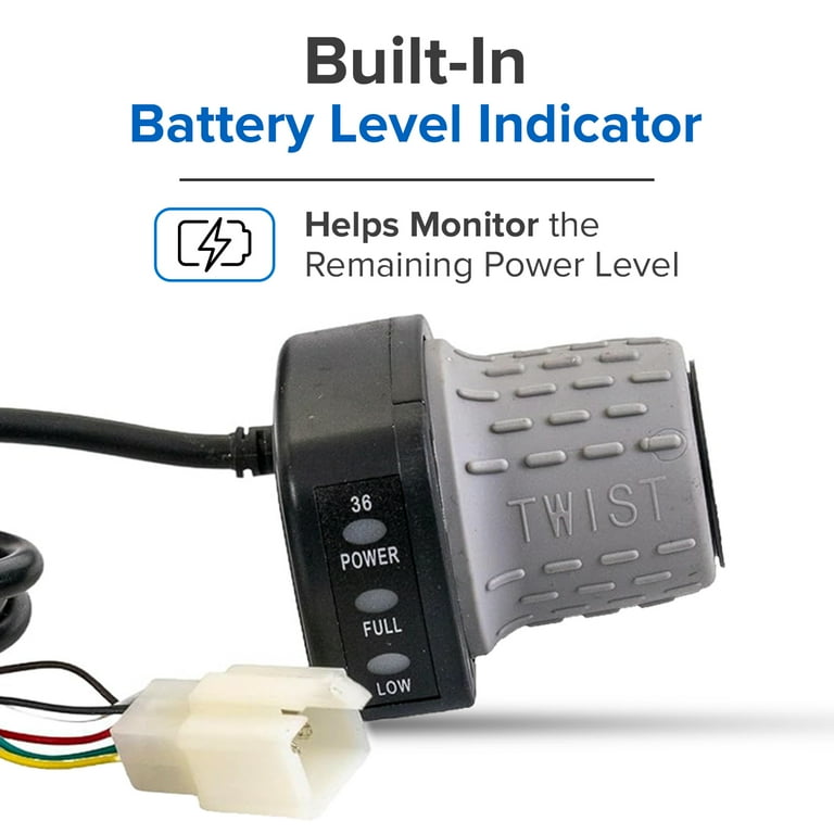 AlveyTech Variable Speed 6-Wire Twist Throttle for Razor MX500