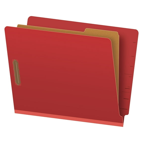 Pendaflex Classification Folder 1-Dividers 1 3/8" Expansion Letter Size Red 10/Box (H1150R)