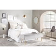 thumbnail image 3 of LumiSource Gold Steel, Grey Velvet Pebble Chair - Set of 2, 3 of 12