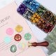 thumbnail image 5 of Perlas de cera para sellar sellos de cera, para tarjetas navideñas, sobres, invitaciones, paquetes de vino, idea de regalo, 5 of 5