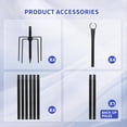 thumbnail image 4 of Cadena de postes de luz Xbrigh de 9 pies, paquete de 4 para uso en exteriores, 4 of 9