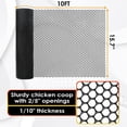 thumbnail image 4 of 15.7 Inch X 10FT Plastic Chicken Fence Mesh,Hexagonal Fencing Wire for Gardening, Poultry, Chicken Wire Frame Black, 4 of 7