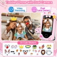 thumbnail image 3 of Teléfono Luoba para niños con pantalla táctil y cámara dual de 8 GB, 3 of 7