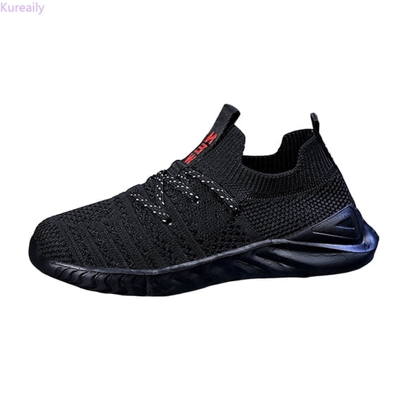 Kureaily Breathable Mesh Girls Sneakers Lightweight Casual Running Shoes For Kids Comfortable Athletic Footwear 5-5.5 Years