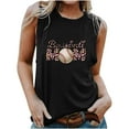 thumbnail image 2 of EQWLJWE Débardeurs Sans Manches pour Femmes Débardeurs d'Été pour Femmes Mode Débardeur d'Été pour Femmes à Col Rond Sans Manches Imprimé Débardeur Blouse Décontractée, 2 of 4