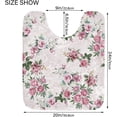 thumbnail image 6 of SKYSONIC Flowers Bath Mat Set Soft High Absorbent Non Slip Rectangular Bath Rug+U-Shaped Toilet Mat,24"x16"+24"x20", 6 of 7