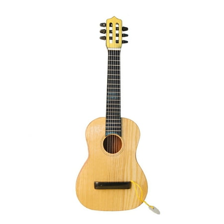 Wooden Musical Instrument - Kids Mini Wooden Guitar 17 Inch 6 String Guitar Children Musical Instruments Educational Toy - Type-1