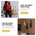 thumbnail image 2 of WESIEVYA 1Pc Stylish White Violin Cover Durable Protector for String Instrument Use, 2 of 7