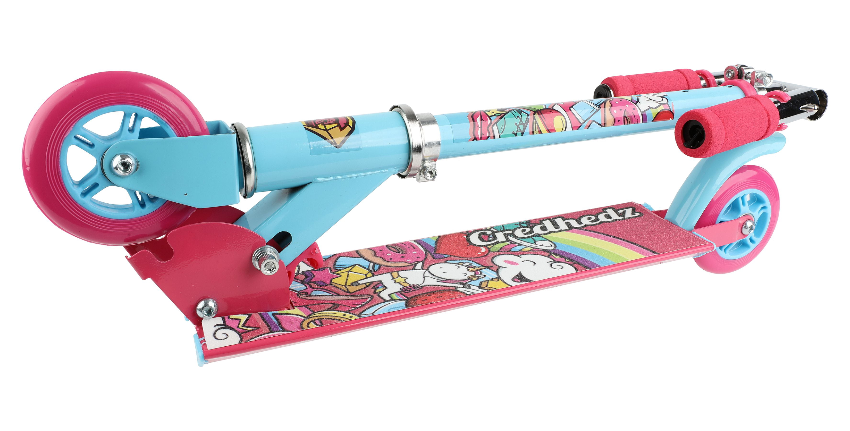 Voyager 2 Wheel Scooter Light Up Wheel- Graffiti, for Unisex Ages 5+