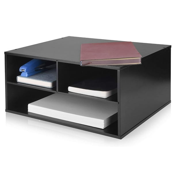 OTVIAP Home Printer Stand, Wooden Office Paper File Desk ...