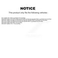 thumbnail image 2 of Kugel Front Rear Wheel Bearing & Hub Assembly Kit for Car Cadillac CTS SRX STS - Left Right Side (Driver Passenger) K70-101199, 2 of 11