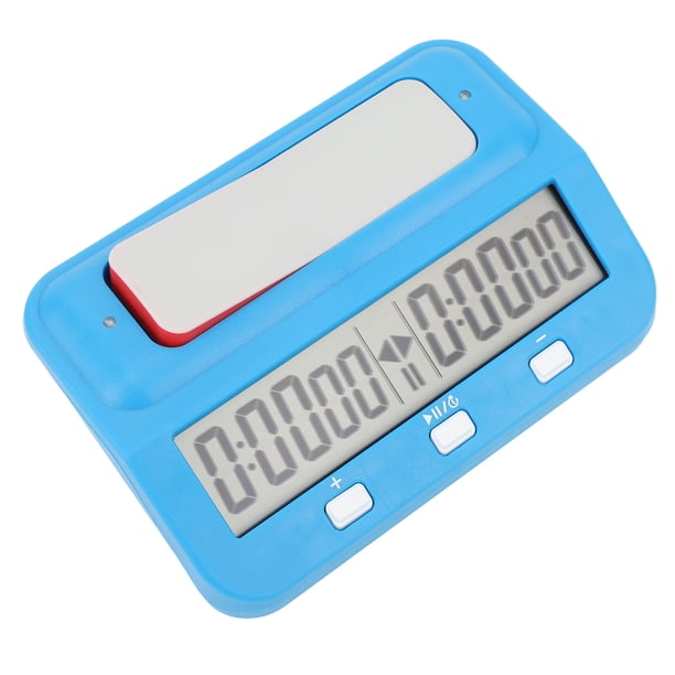 Reloj De Ajedrez Digital, Reloj De Ajedrez De Tiempo Positivo Con Retardo De Bonificación Básico Multiusos Para Juegos De Mesa