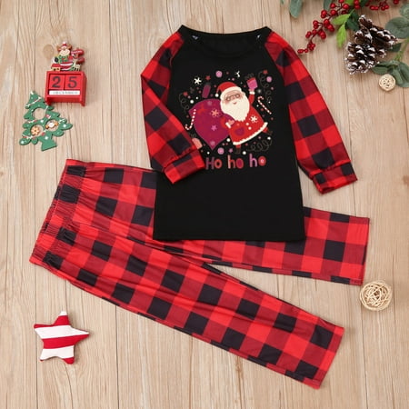 

Christmas Mom Mammy Print Blouse Tops And Pants Xmas Family Clothes Pajamas