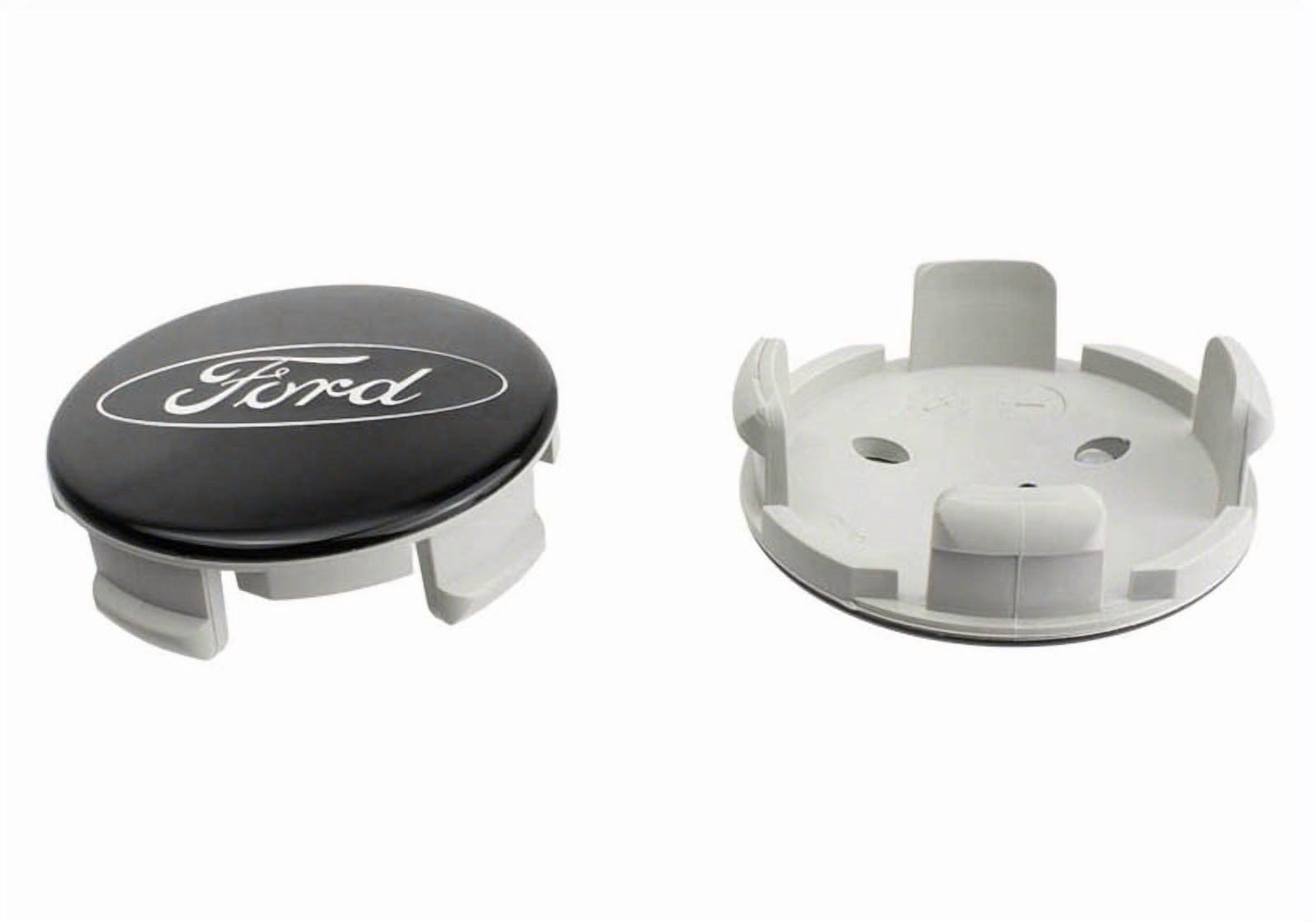 Ford Racing Car Black and Chrome Wheel Cap