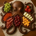 thumbnail image 3 of ACDANC 2026 New Octopus Charcuterie Platter,Octopus/Kraken Design Wood Serving Tray,Ocean Themed Party Aperitif Board for Cheese Meats,Home Kitchen Decoration,Gift for Seafood Lovers&Entertainers, 3 of 7