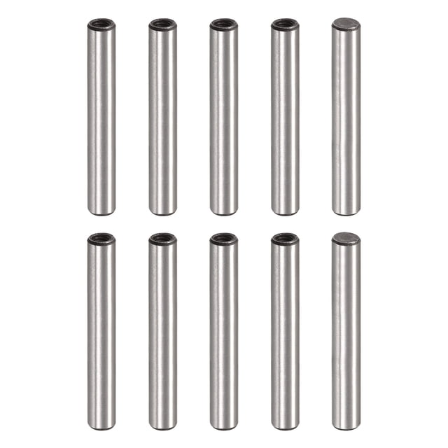 M3 Interna Rosca Espiga Pasador 10uds 5x35mm Chaflanado Plano Carbono Acero Cilíndrico Pasador Cama Estantería Metal Dispositivos Industriales Pasadores