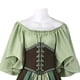 thumbnail image 3 of Ropa medieval Vestidos góticos de manga corta para mujer Vestidos de fiesta retro Vestido de fiesta, 3 of 4