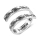 thumbnail image 1 of Anillo de joyería inspirador con grabado de acero inoxidable (plata), 1 unidad JM, 1 of 1