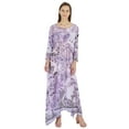 thumbnail image 5 of Moomaya Women's Sexy Swimsuit Cover Up Caftan Kimono Sleeve Beachwear Sheer Kaftan, 5 of 7