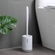 thumbnail image 1 of Escobilla de baño y soporte, juego de escobilla de baño de silicona con mango largo y soporte de secado rápido para baño o baño de invitados, 1 of 7